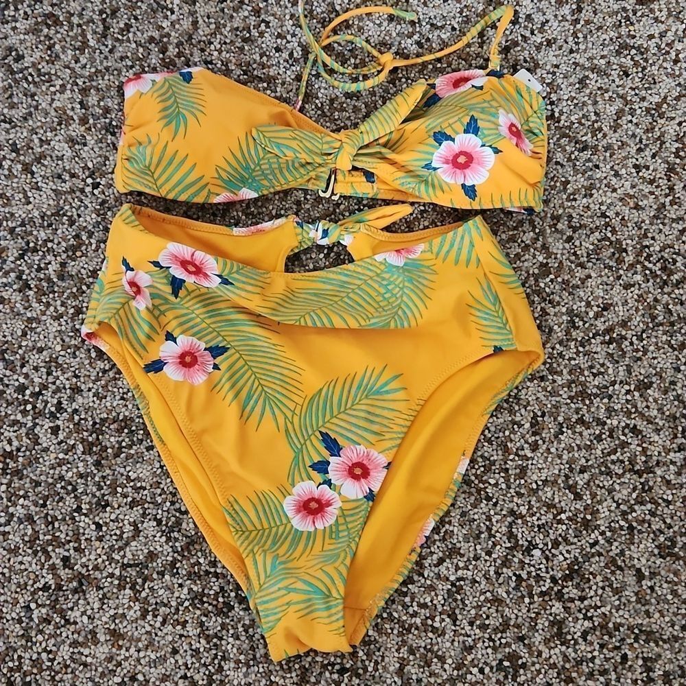 NO Boundaries bikini swimsuit size large
